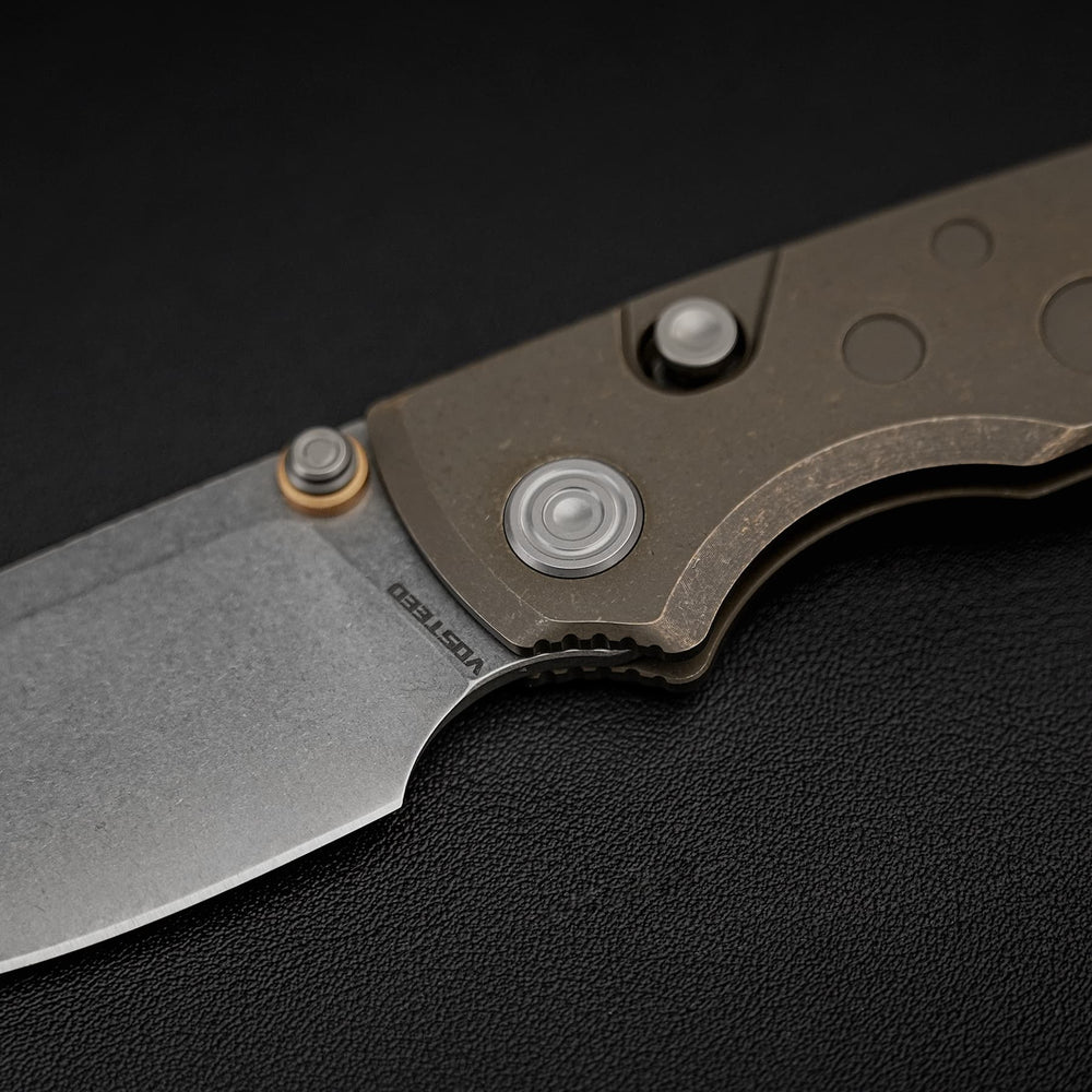 VOSTEED Porcupine TiSlim™ - Top Liner Lock (3.04" S90V Blade & Titanium Handle) - A4807