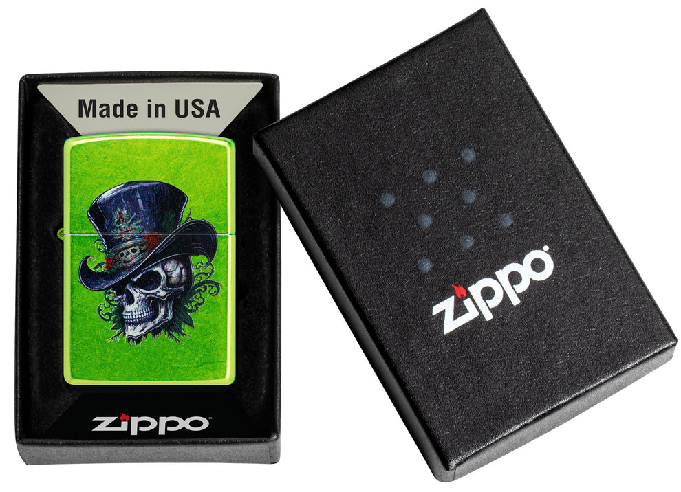 ZIPPO Steampunk Skeleton Design