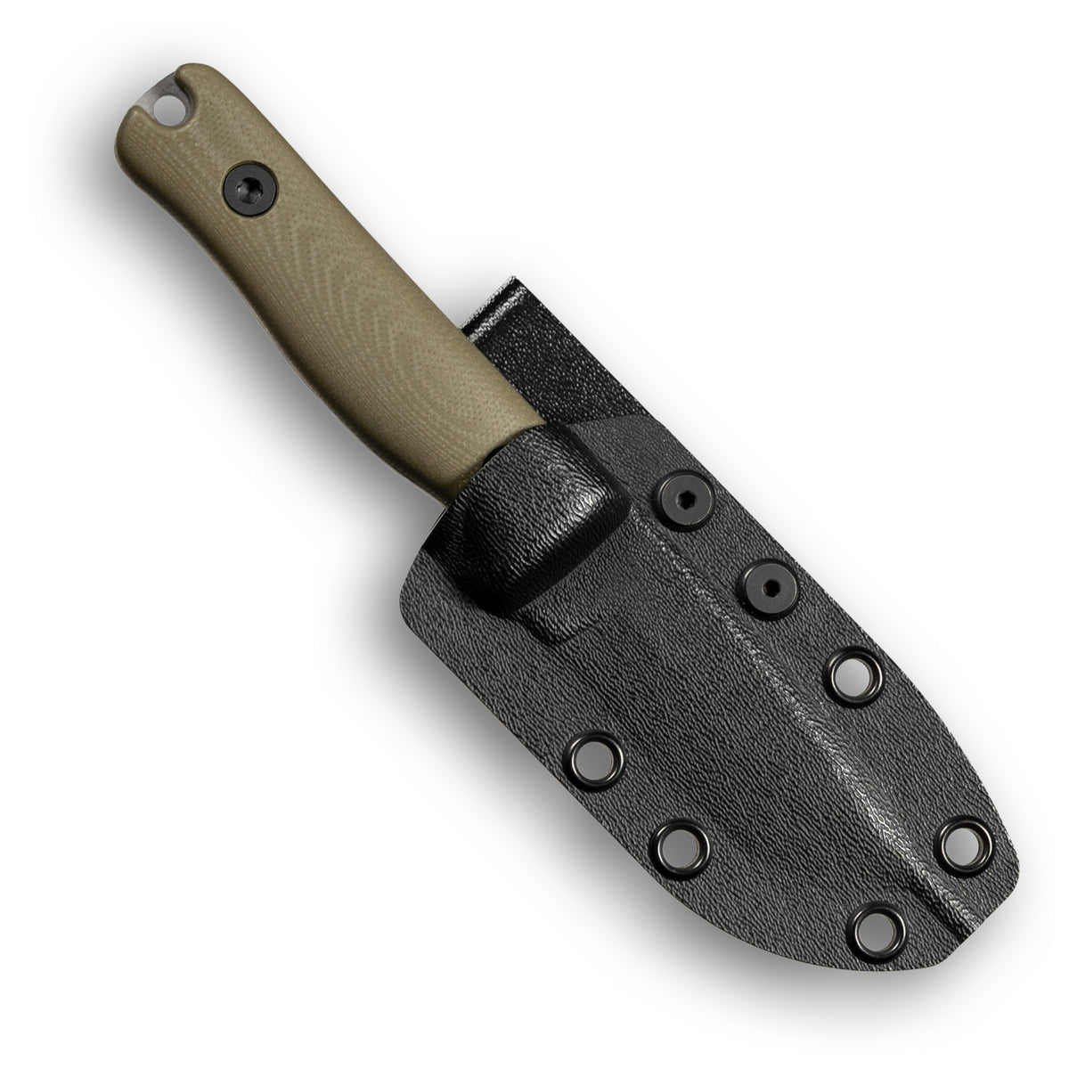 REIFF KNIVES F3 EDC Fixed Blade Knife (CPM MagnaCut, Two-tone, OD Green G10)