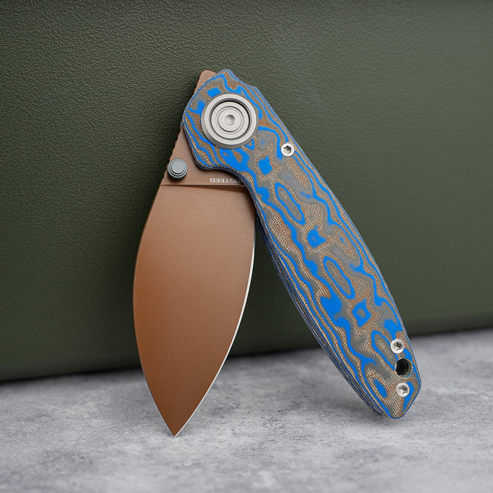VOSTEED Shilin Cutter® - Vanchor Lock® (2.90" 154CM Blade & Micarta Handle) - A2811