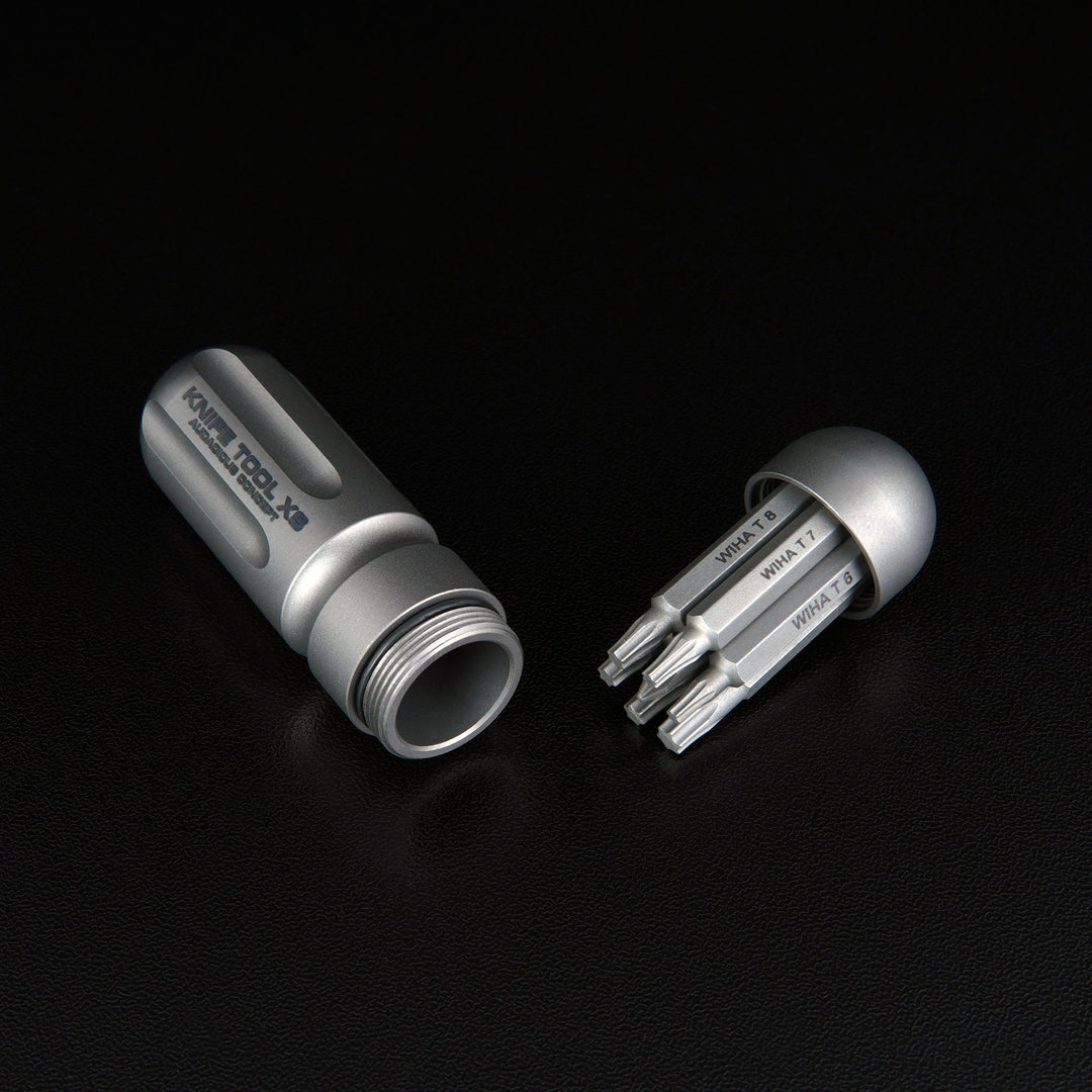 AUCON Knife Tool XS - Titanium - PVD Black