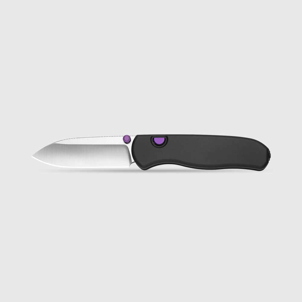 Drop Bear® Zero | Kizer Button Liner Lock™ | Elmax + Satin + Hollow Grind | Alumium | KizerB™ 3619BDA3