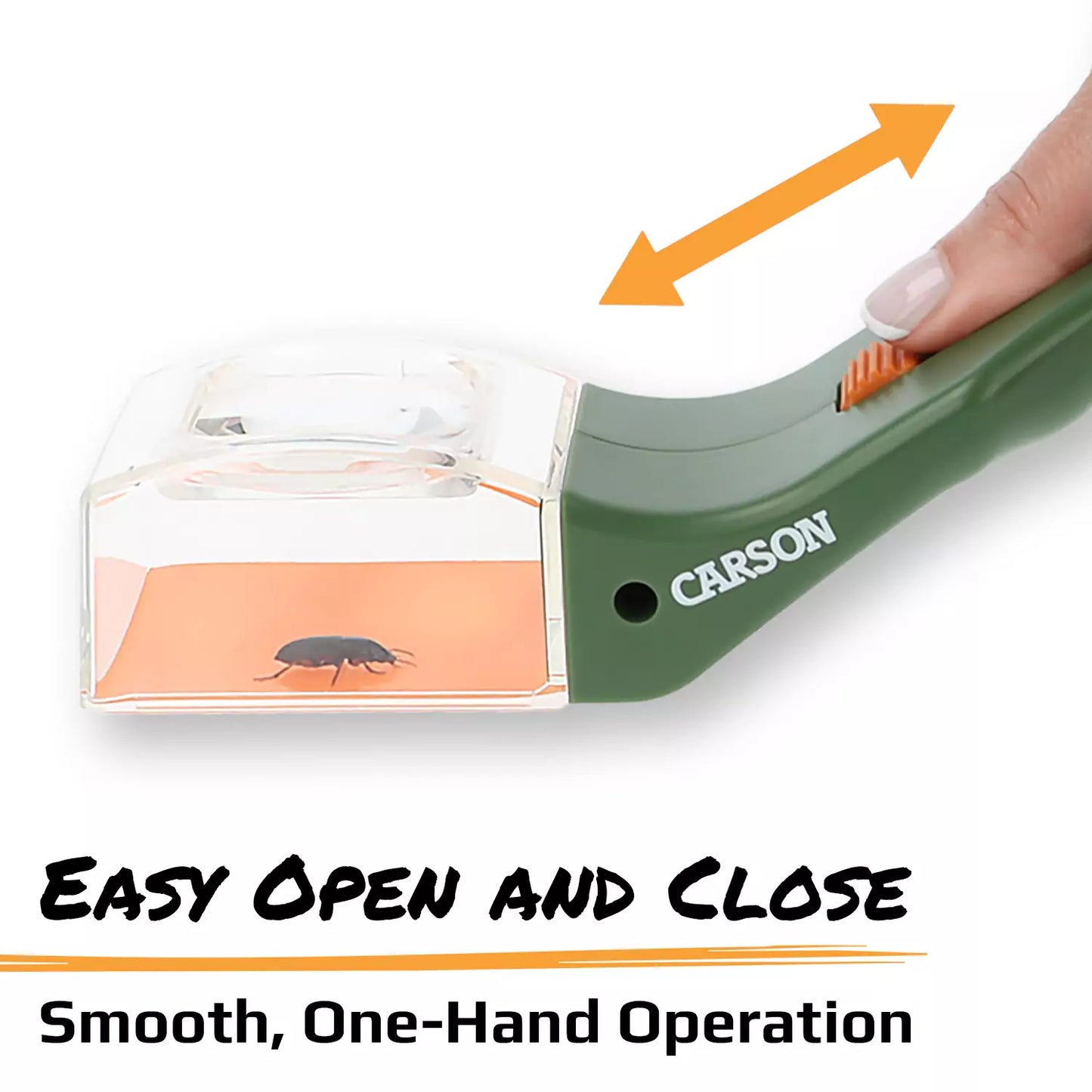 CARSON OPTICS BugView™ 5x Magnifier Quick- Release Bug Catching Tool