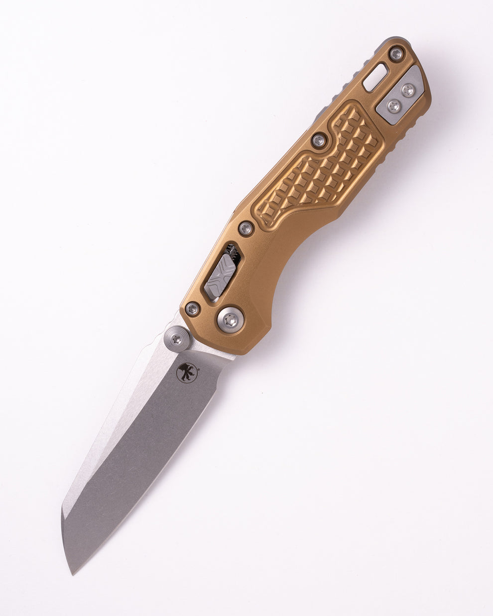 MICROTECH MSI™ MINI RAM-LOK STONEWASH STANDARD FRAG ALUMINIUM TAN (210M-10FRTA)