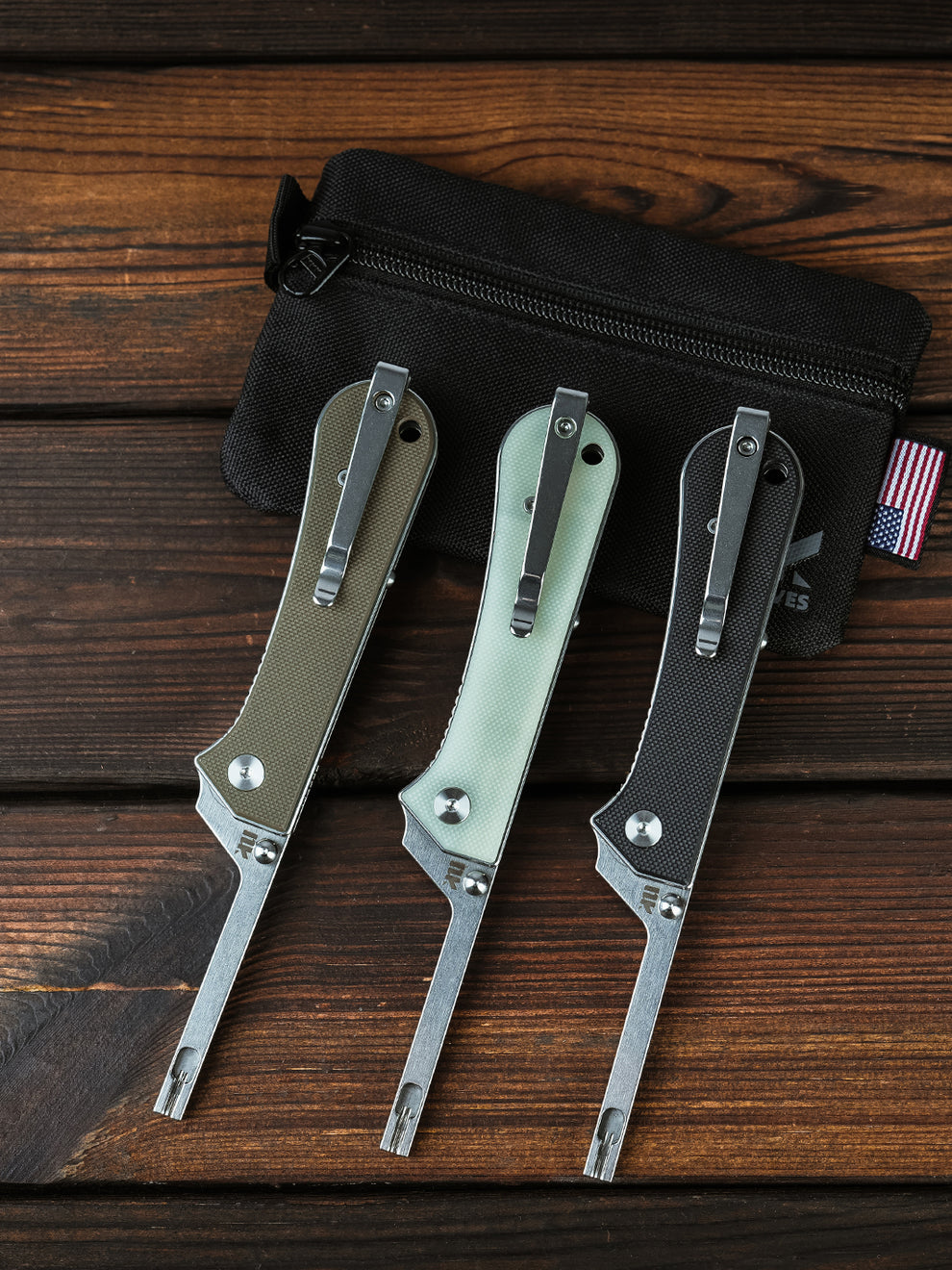 NUKNIVES KUMPANTER T33 FOLDING SCREWDRIVER BLACK T33-3001