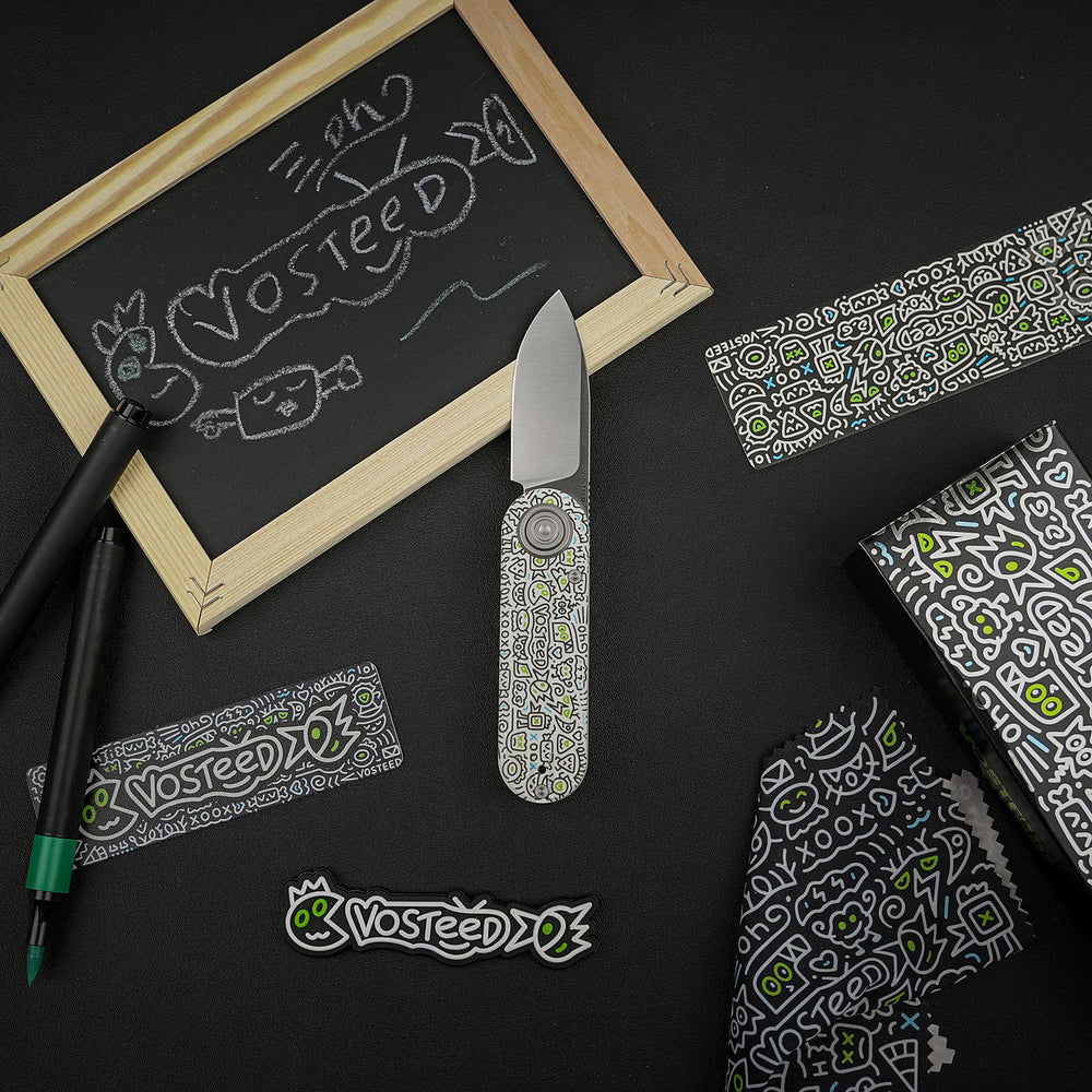 VOSTEED Corgi® V -Vanchor Lock® (2.36" 14C28N Blade & G10 Handle) - A3727