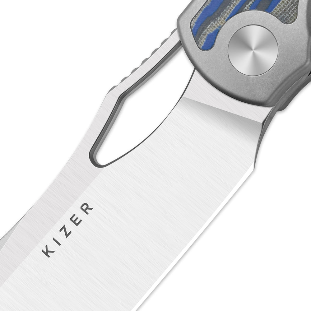 KIZER CUTLERY Allure | S45VN | Micarta With Vortex Pattern