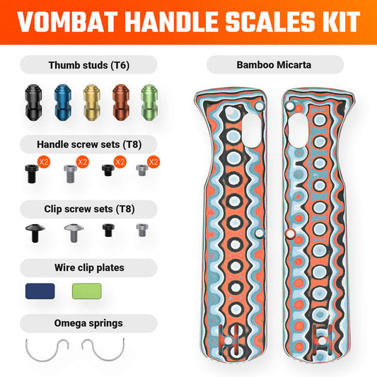 VOSTEED Vombat Handle Scales Kits- W0108