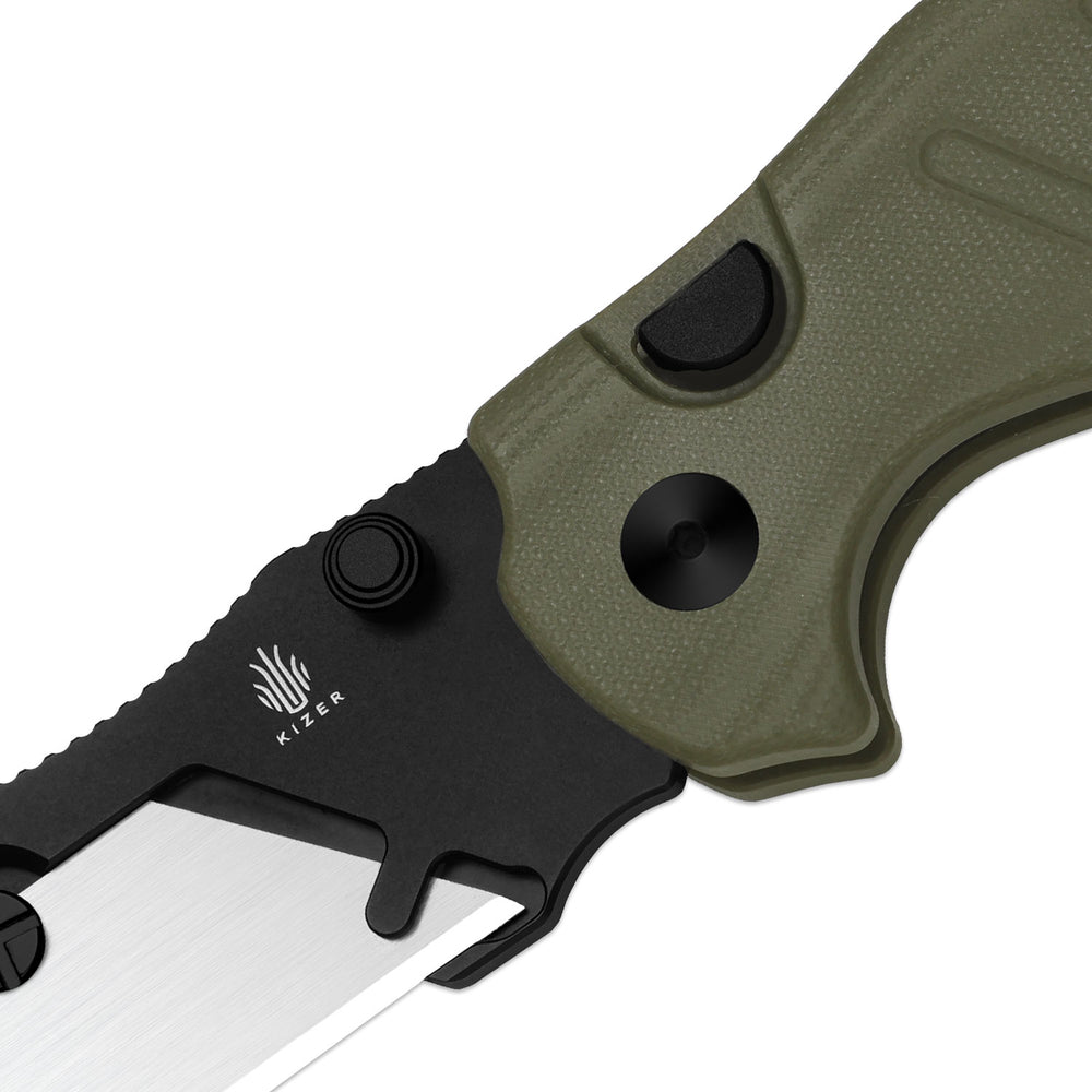 KIZER CUTLERY Sheepdog® Utility Knives | C01C Uti 1 | 5Cr15MoV | G10 | V3488.29JSA2