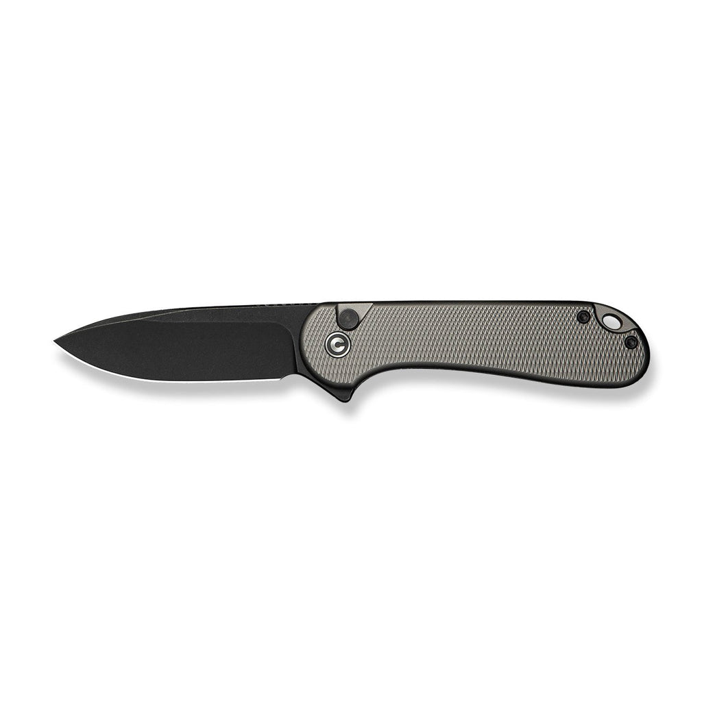 CIVIVI Button Lock Elementum II Flipper Knife Aluminum Handle (2.96" Nitro-V Blade) C18062PD-1