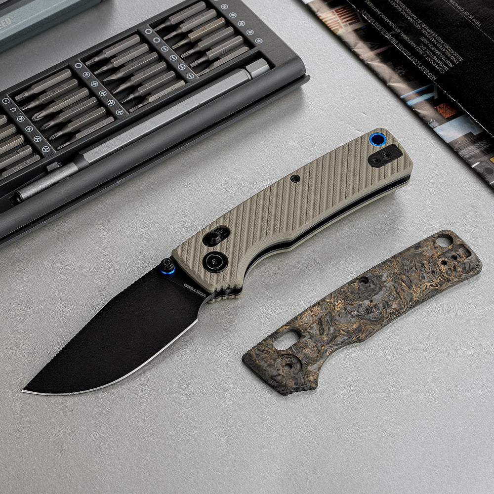 VOSTEED Porcupine ModSwap™ - Crossbar Lock Knife (3.08" 154CM Blade & G10 Handle) - A3103