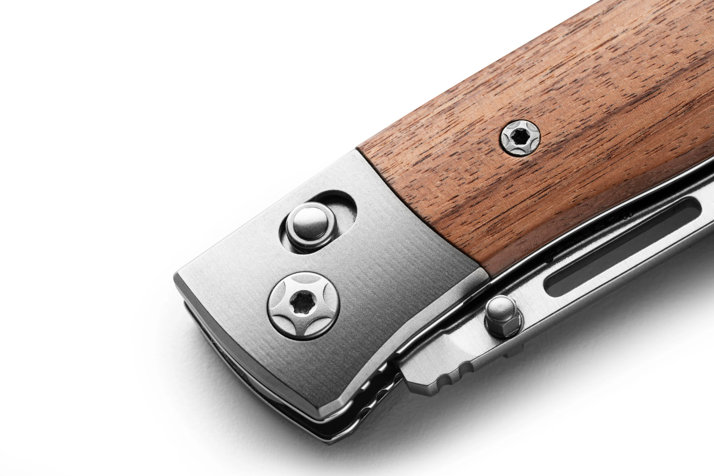 LIONSTEEL NiNi - Santos wood - Titanium Bolster