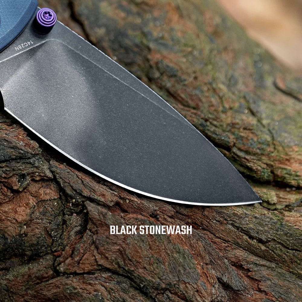 VOSTEED Porcupine- Top Liner Lock (2.99" 14C28N Blade & G10 Handle) - A2627