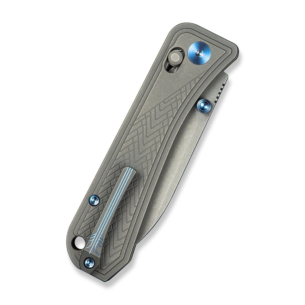 WEKNIFE Bougie Banter Thumb Stud & Crossbar Lock Knife Titanium Handle (2.91" CPM S45VN Blade) WE24009-2