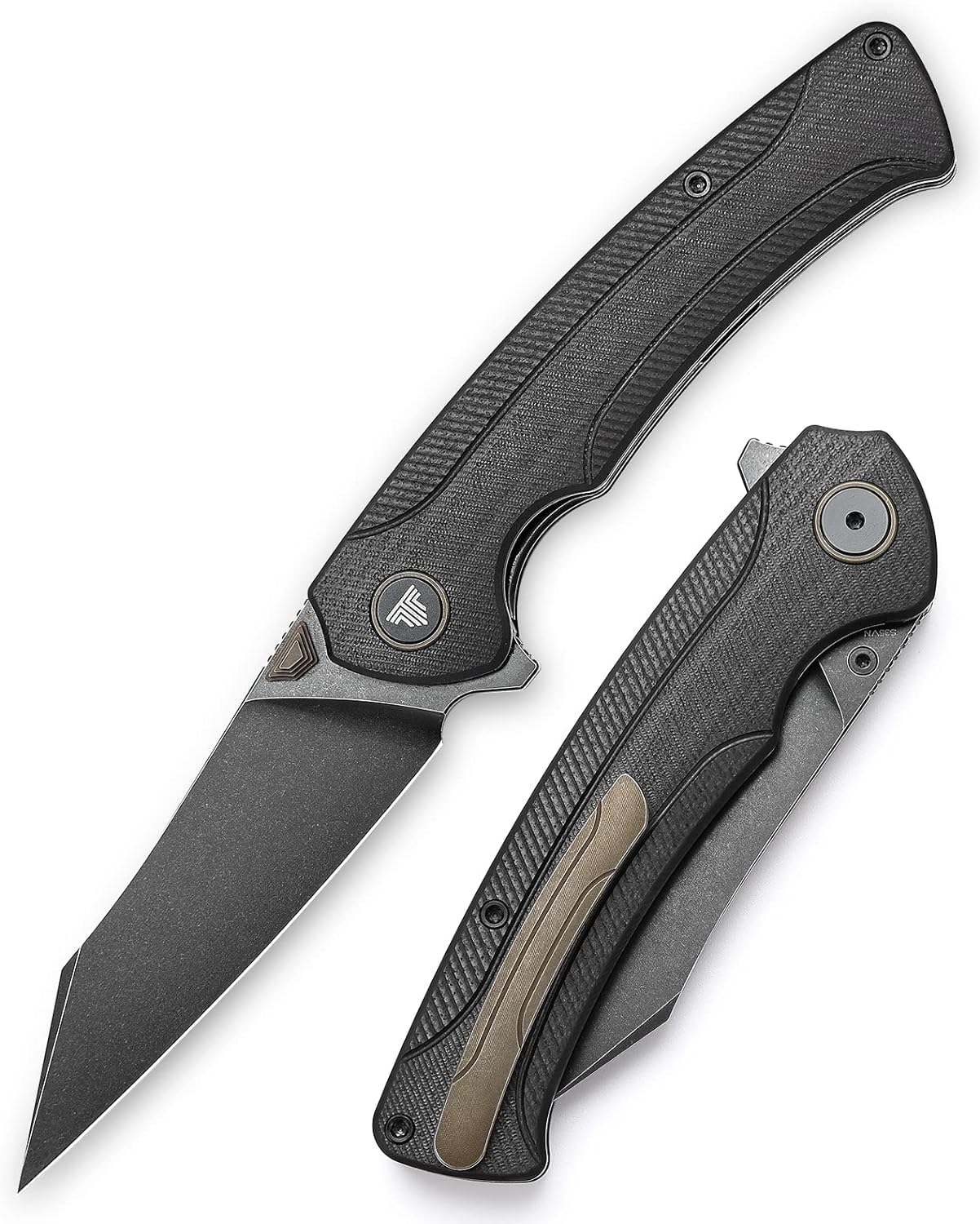 TRIVISA Lynx-03B Thumb Stud,3.66" S35VN Steel,G10 Handle