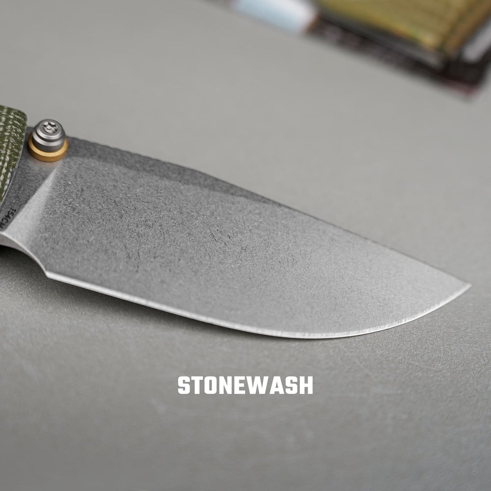 VOSTEED Porcupine ModSwap™ - Crossbar Lock Knife (3.08" 154CM Blade & Micarta Handle) - A3104