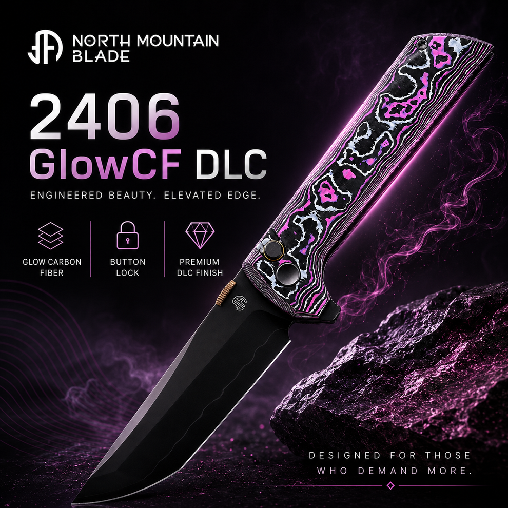 North Mountain 2406-GLOWCF-DLC Chop2 Ceramic Carbon Fiber New .45-style thumb disc