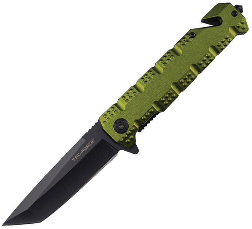 Tac Force Rescue Linerlock A/O Green