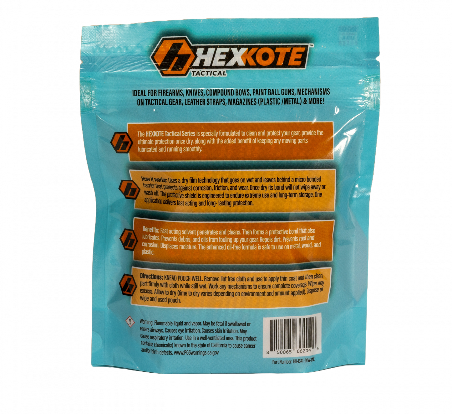 HEXKOTE Tactical 7×7 Disposable Wipes