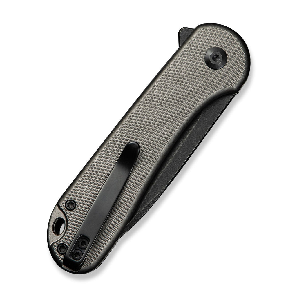 CIVIVI Button Lock Elementum II Flipper Knife Aluminum Handle (2.96" Nitro-V Blade) C18062PD-1