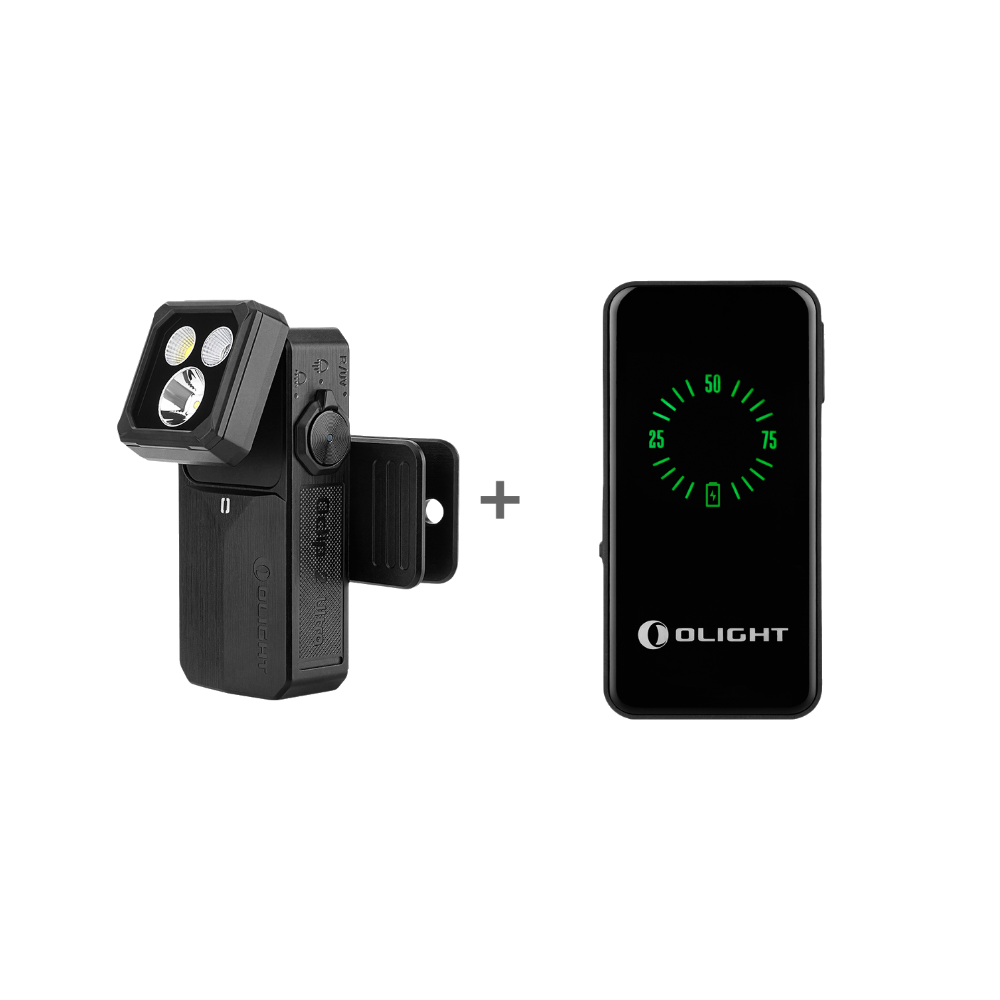 OLIGHT Oclip 2 Ultra & Premium Clip Flashlight | UV, Floodlight, Red & Spotlight
