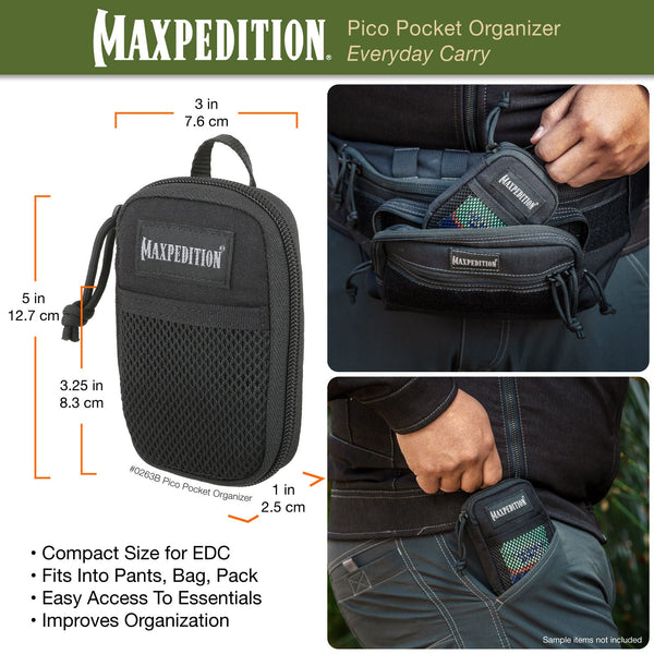 MAXPEDITION Pico Pocket Organizer