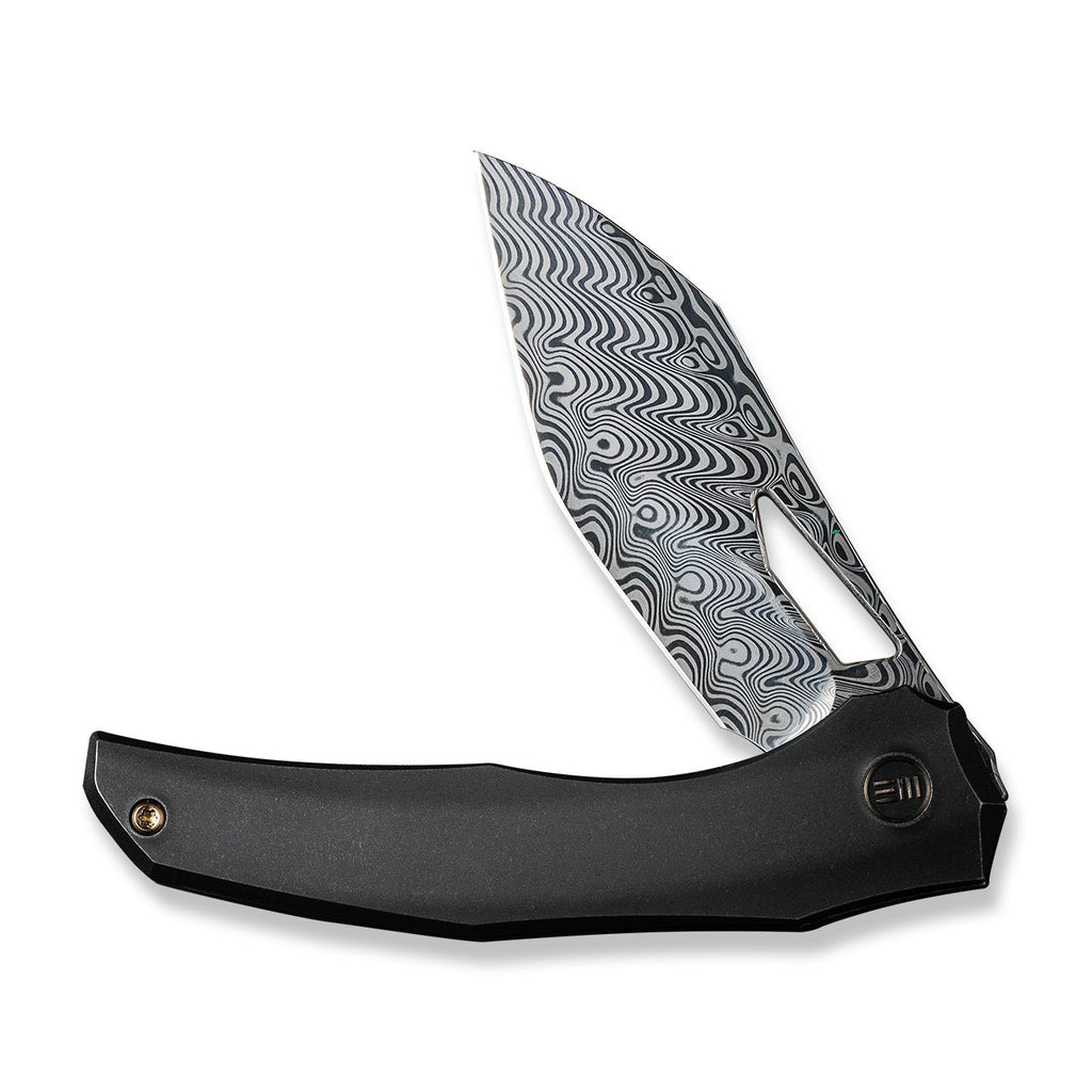 WEKNIFE Ignio Mystery Box Black Titanium Handle (3.3" Hakkapella Damasteel Blade) WE22042B-DS1 MB, With One Free Mystery WE Or CIVIVI Model