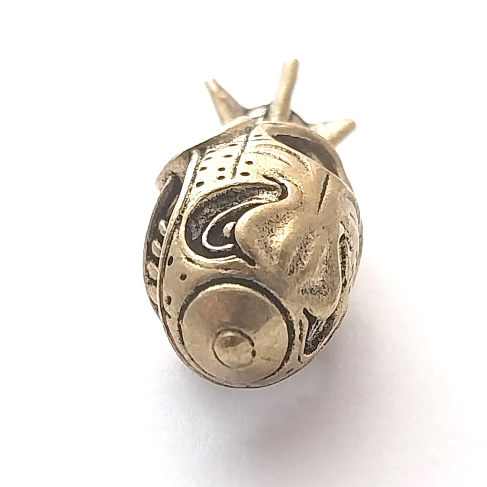 Coeburn Tool Brass Shark Bomb Missile Lanyard Bead CT3035