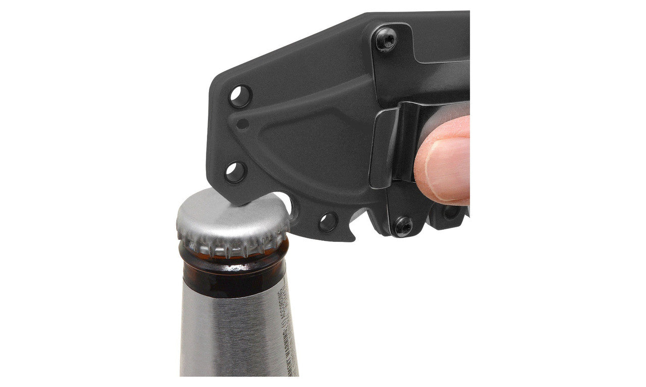 Camillus Comb Black Fixed Blade Knife