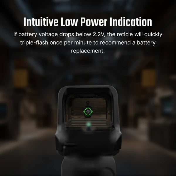 OLIGHT Osight C Open Reflex Optic with Replaceable Side-Loading Battery