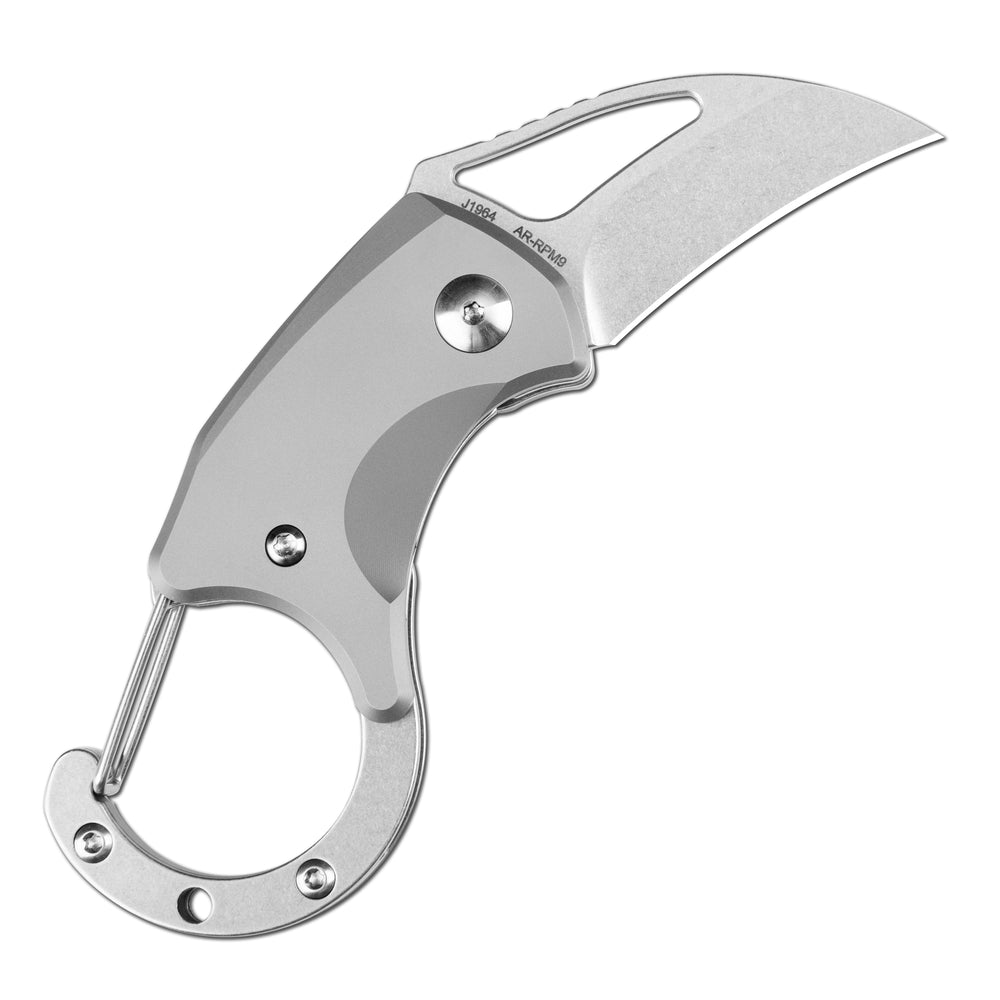 CJRB Anansi J1964 AR-RPM9 Steel Blade Titanium Handle Folding Knives