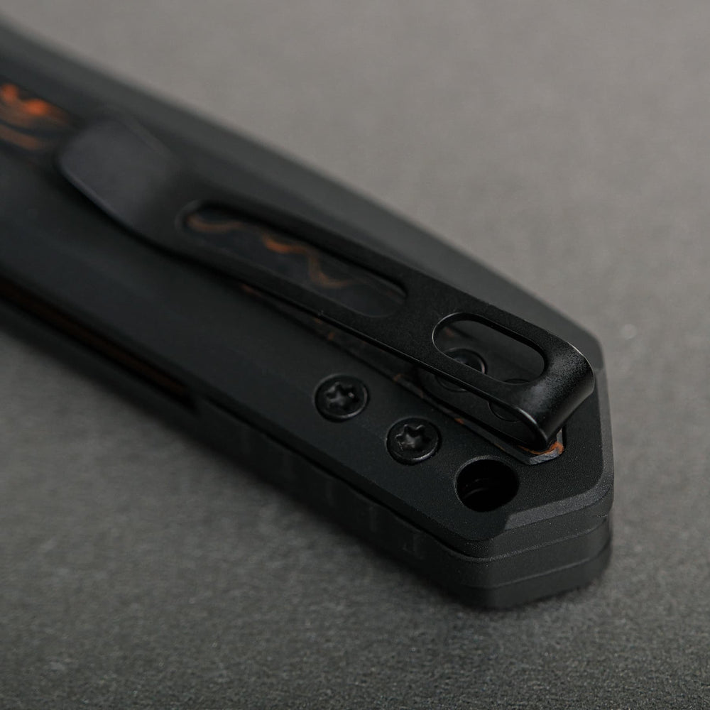 VOSTEED Kroc -Top Liner Lock (2.99" S35VN Blade & Aluminum & Topo G10 Handle) - A1802