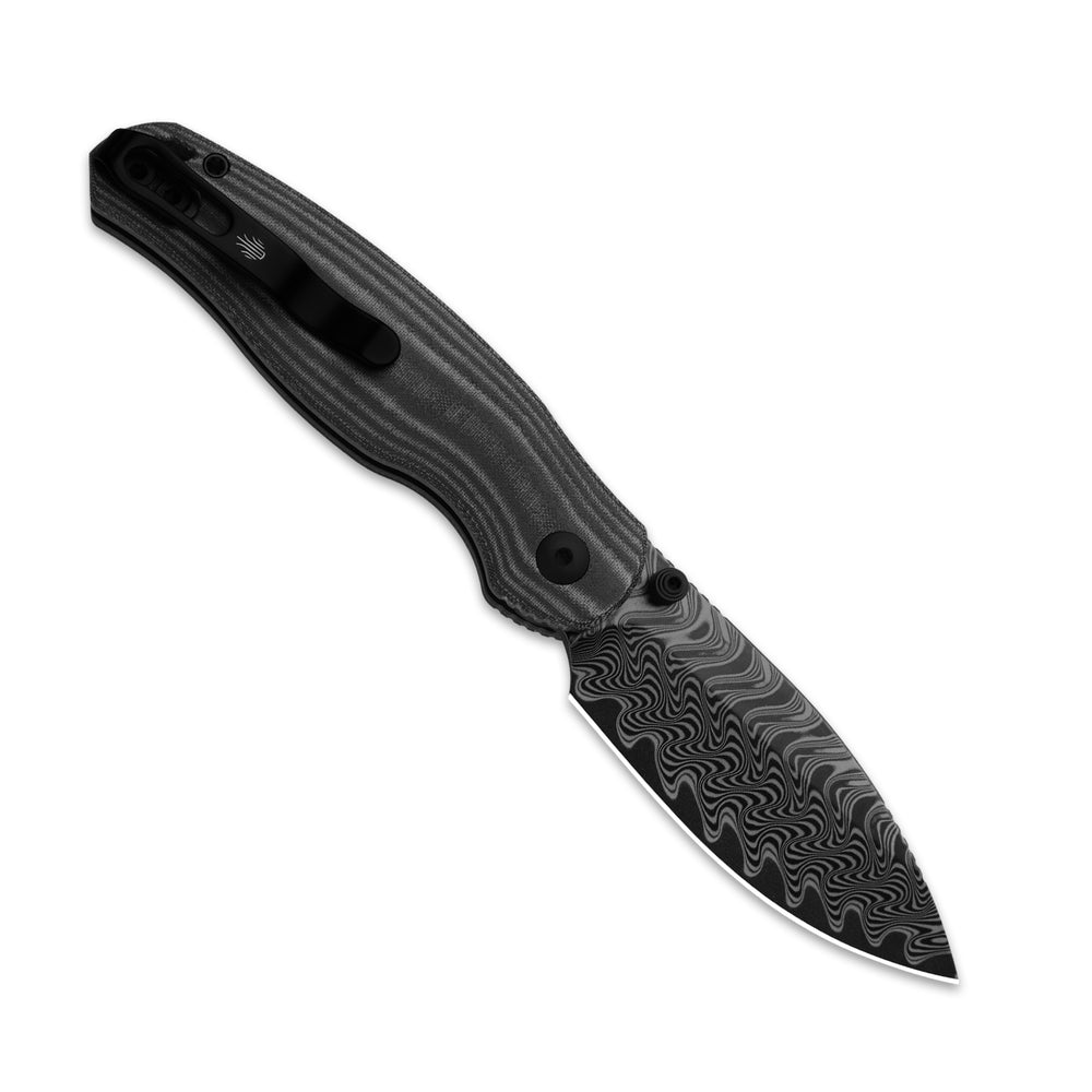 KIZER CUTLERY Phoca BD | Damascus | Norplex UltreX™ Micarta | Button Liner Lock