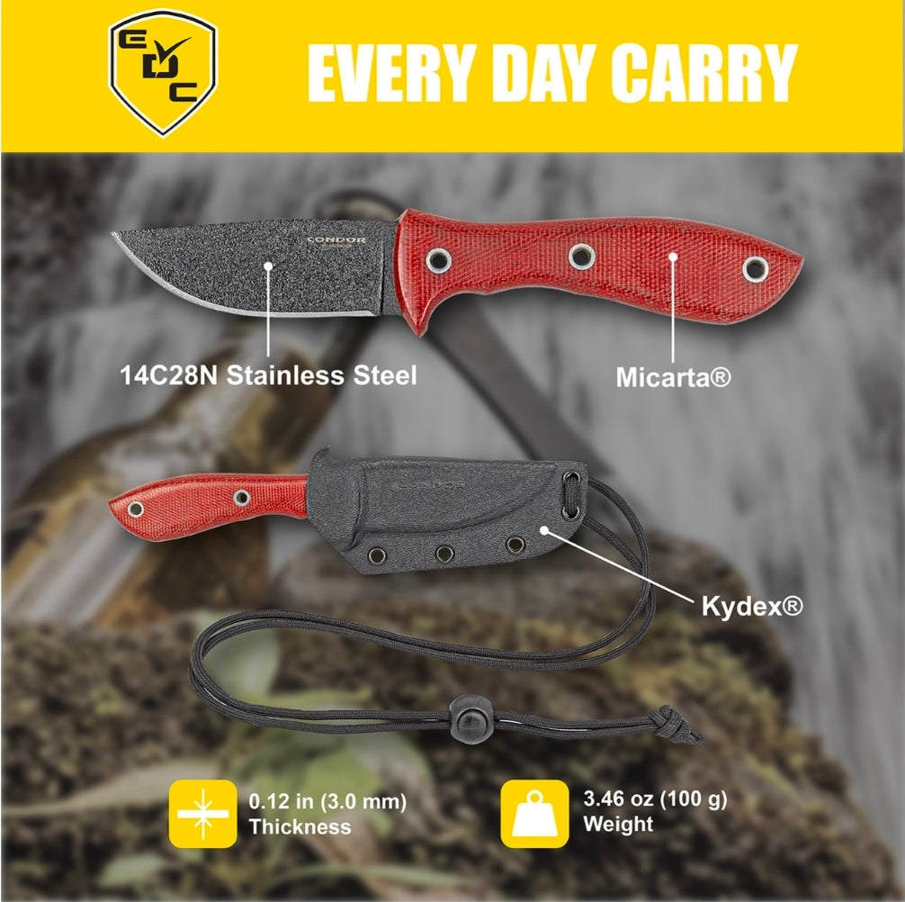 CONDOR RED PYGMY KNIFE