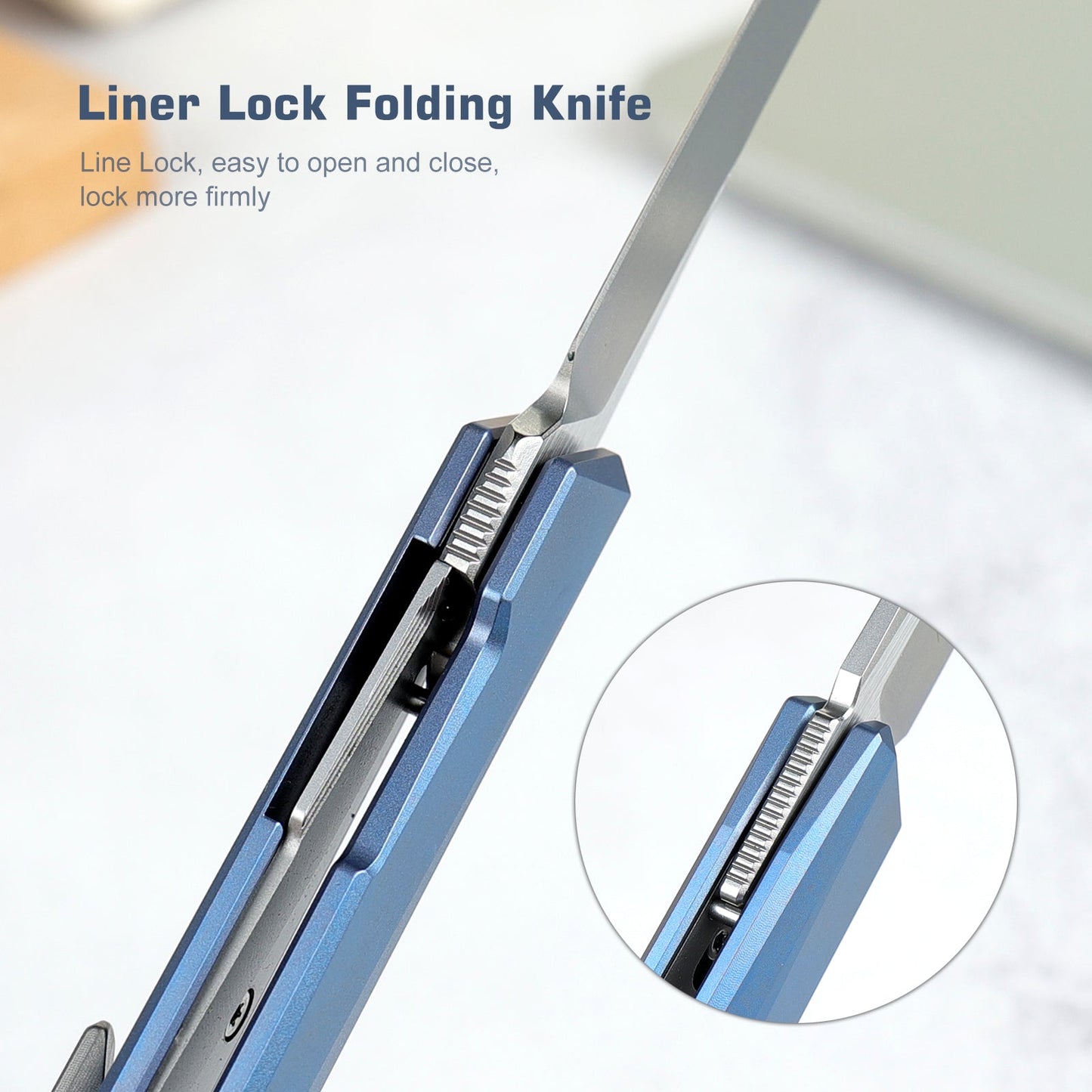 REMETTE RT-ELIGO Knife M390 Blade Titanium Handle Liner Lock Folding Pocket EDC Knife EGA4