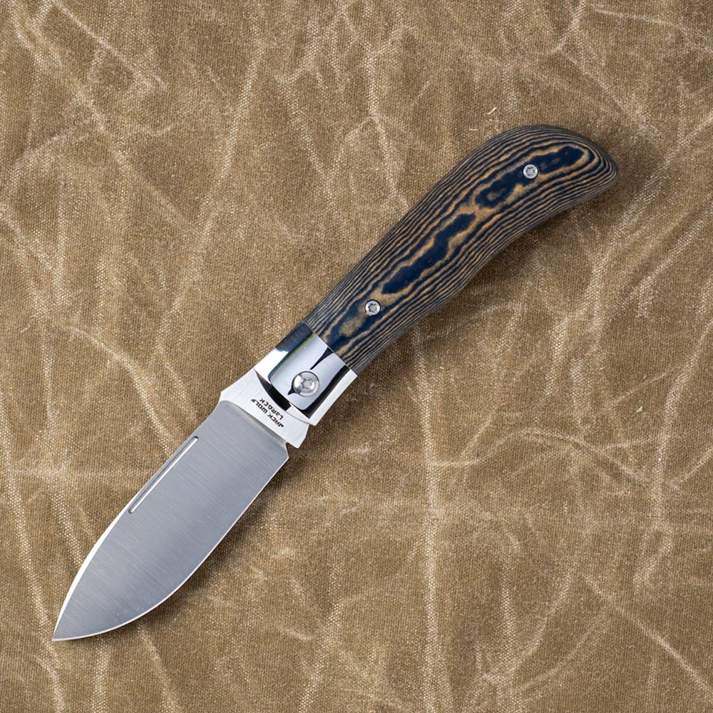 JACK WOLF KNIVES TIMBER JACK - BLUE CANYON & MAPLE VALLEY RICHLITE
