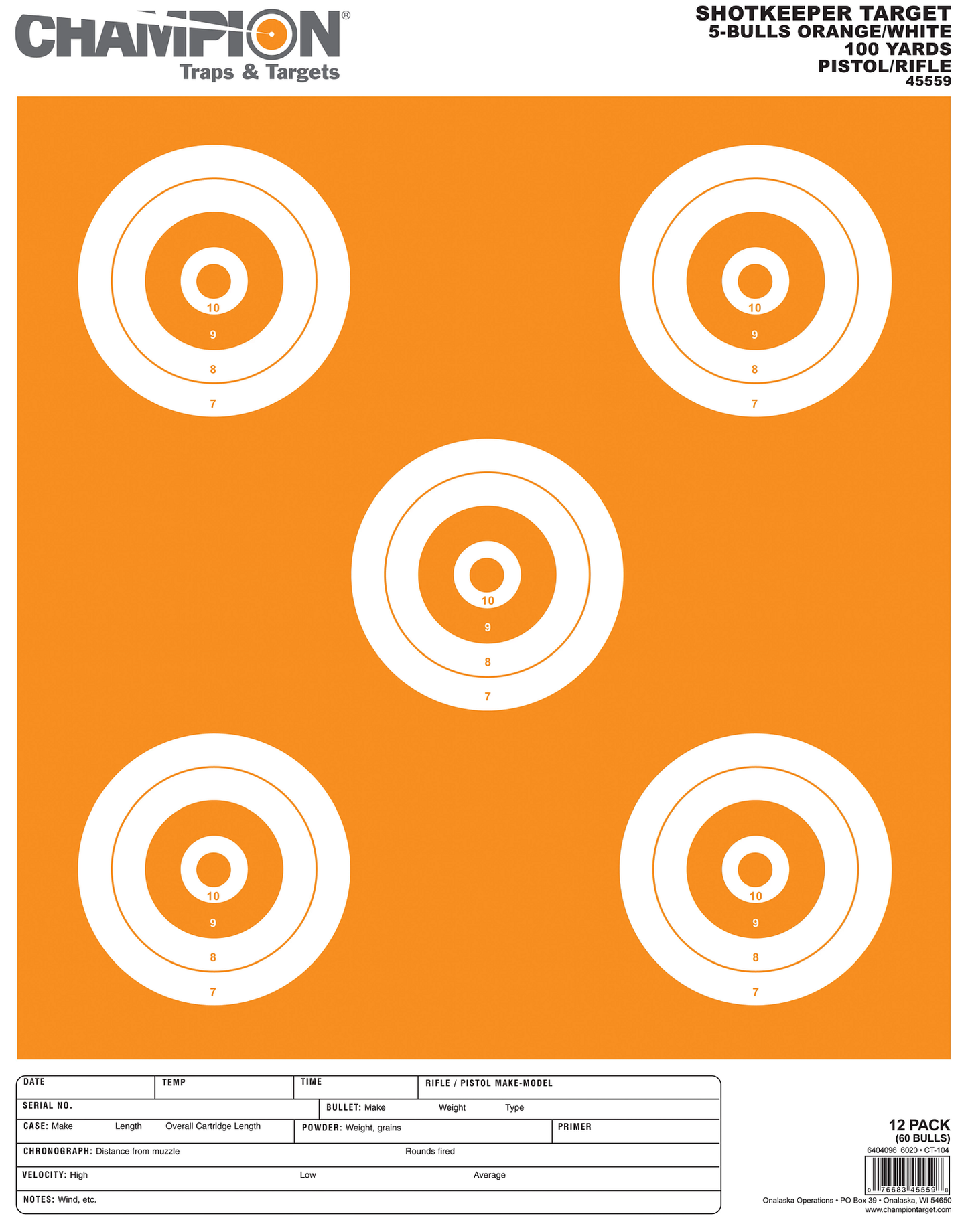 CHAMPION Shotkeeper Targets