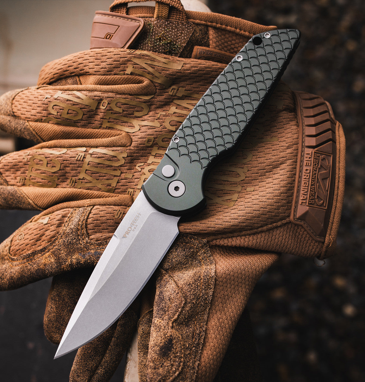 PRO TECH TR-3 - Tactical Response 3 X1 Stonewash Green