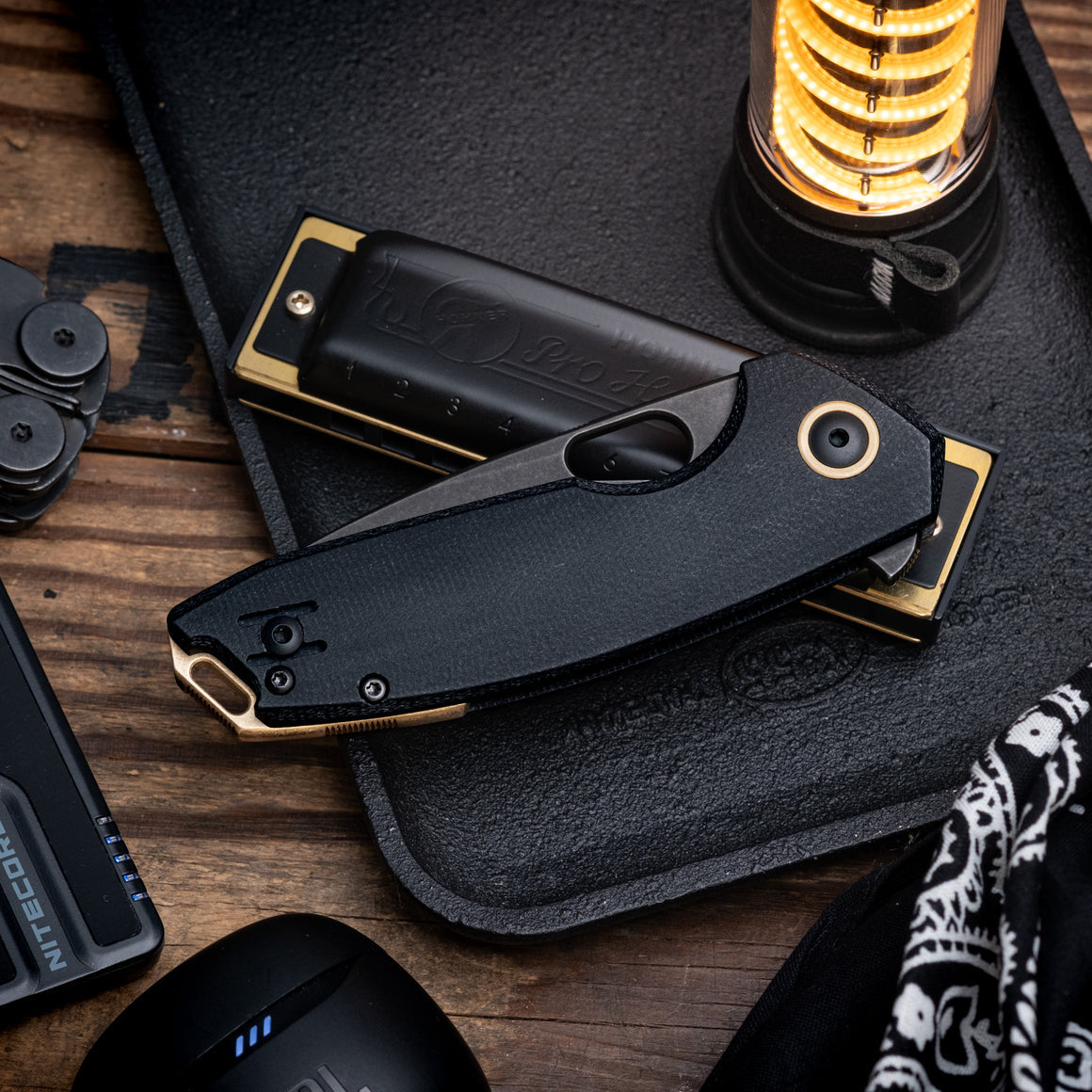 GIANT MOUSE ACE Tribeca - Black & Brass