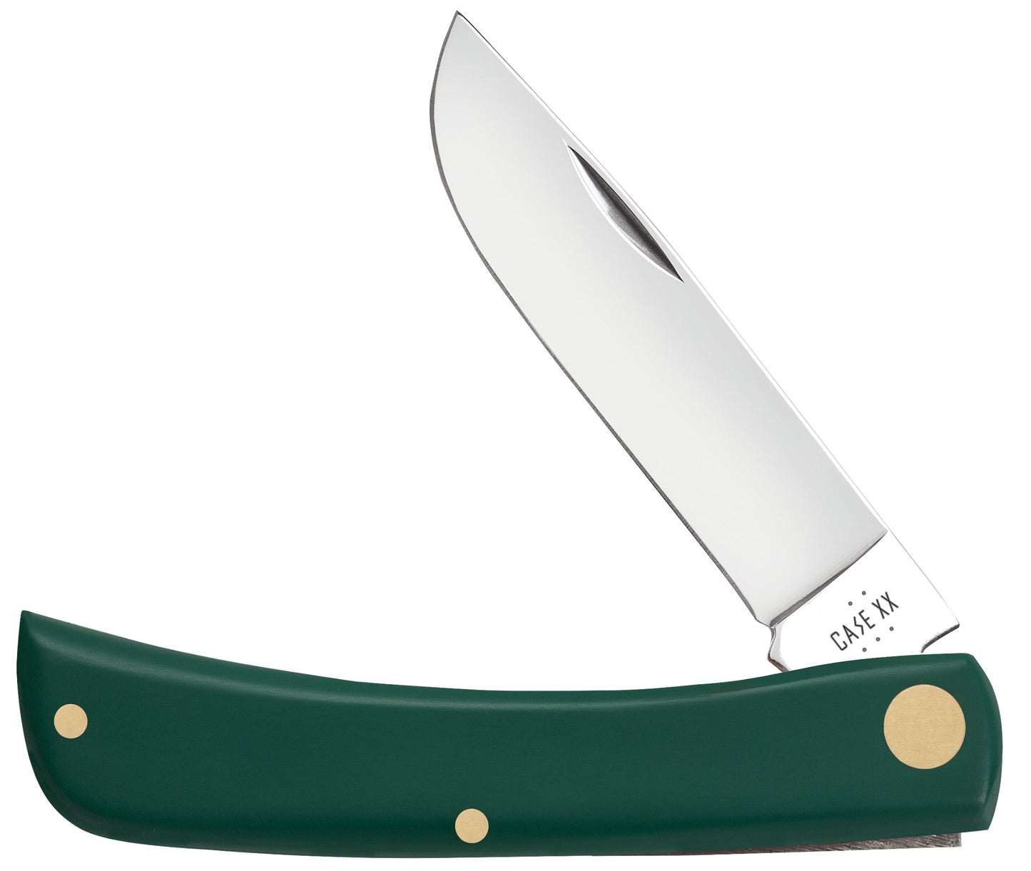 CASE CUTLERY Smooth Spruce Green Synthetic Sod Buster® Jr