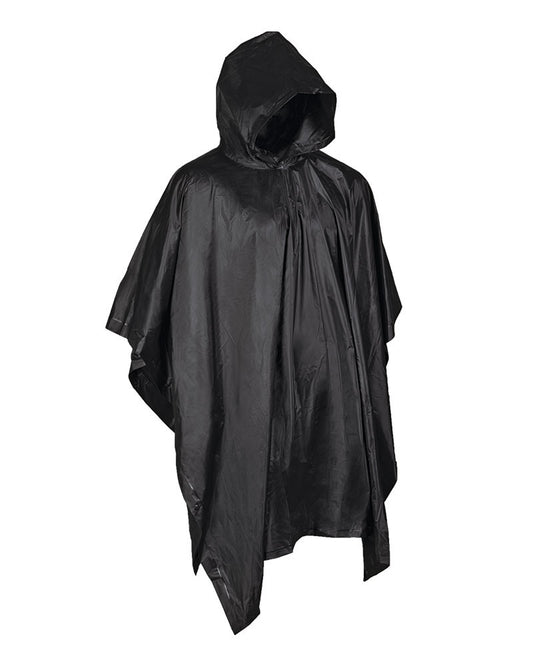 MIL-TEC® BLACK VINYL PONCHO