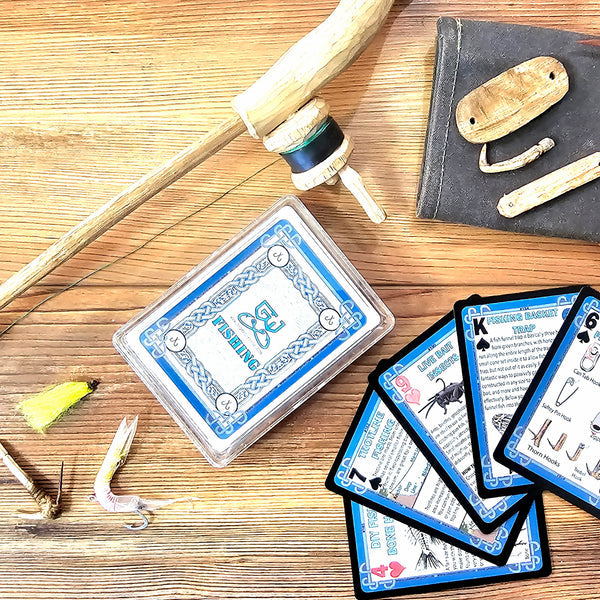 GRIM WORKSHOP Grim Survival Playing Cards Fishing Deck : 54 Survival Fishing Playing Cards