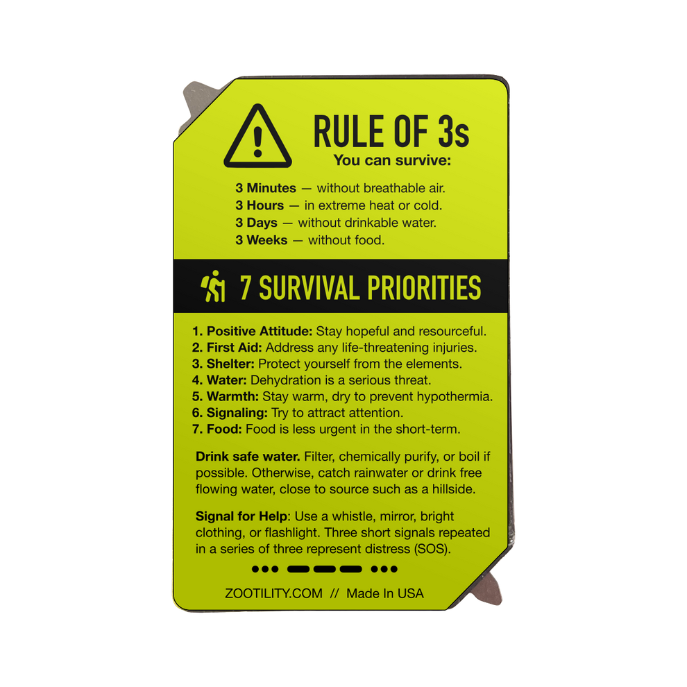 Zootility Urban Survival Kit