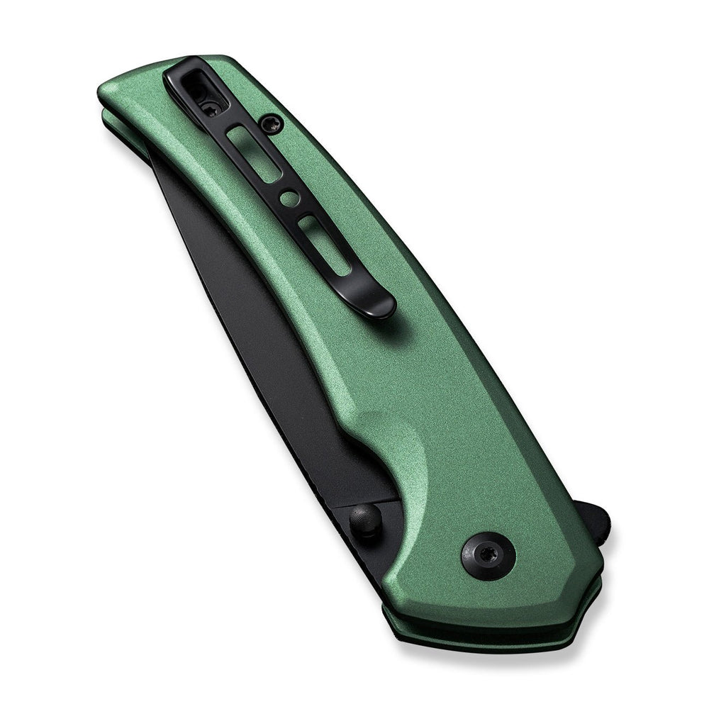 SENCUT Serene Flipper & Button Lock & Thumb Stud Knife Aluminum Handle (3.48" D2 Blade) S21022B-5