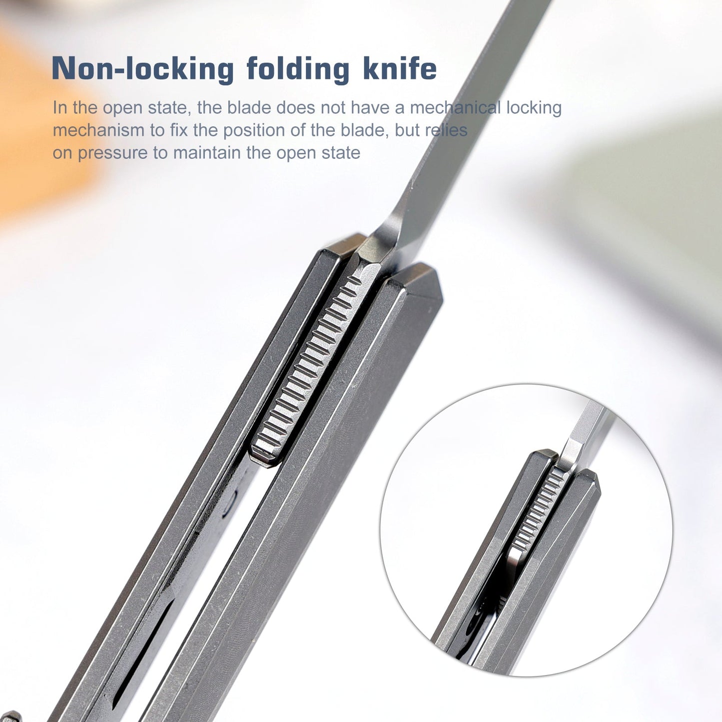 REMETTE RT-ELIGO Knife M390 Blade Titanium Handle Double Detent Lock Folding Pocket EDC Knife EGB5