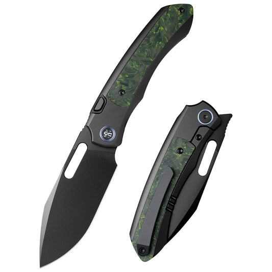 REMETTE RT-Orca Knife Button+Frame Lock M390 Blade Titanium Handle Outdoor Camping Knives ORCALS