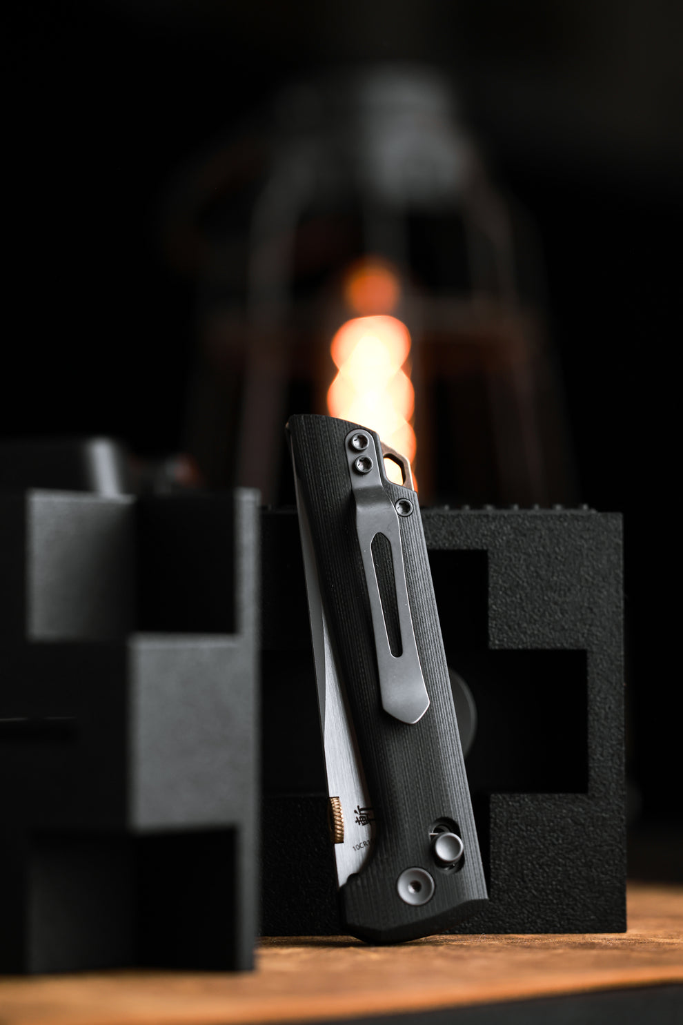 NORTH MOUNTAIN BLADE 2418-BK-5 Crossbar Lock 5-Layer Copper Steel 3.5" Blade Japanese-style tactical folding knife