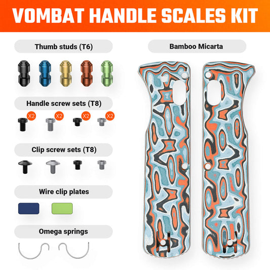 VOSTEED Vombat Handle Scales Kits- W0109