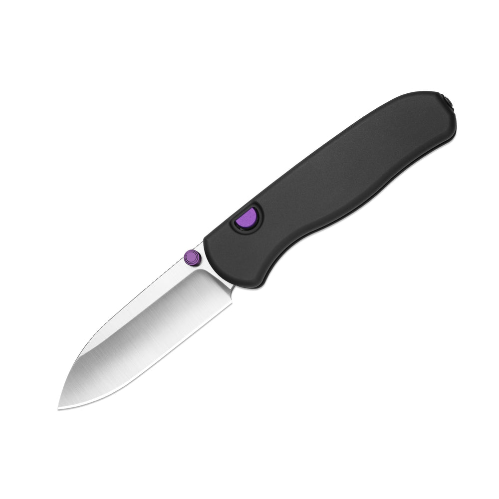 Drop Bear® Zero | Kizer Button Liner Lock™ | Elmax + Satin + Hollow Grind | Alumium | KizerB™ 3619BDA3