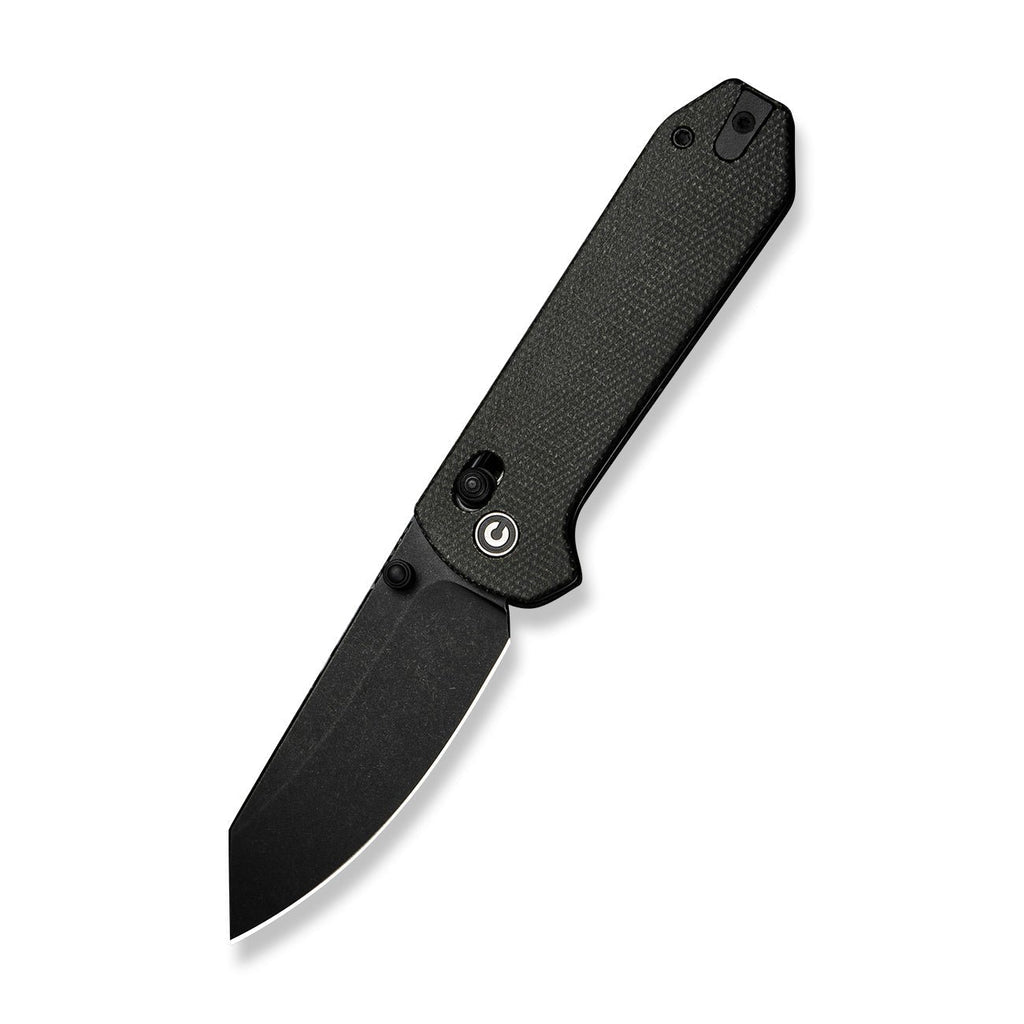 CIVIVI Yonder Thumb Stud & Crossbar Lock Knife Micarta Handle (2.88" 14C28N Blade) C23073B-1